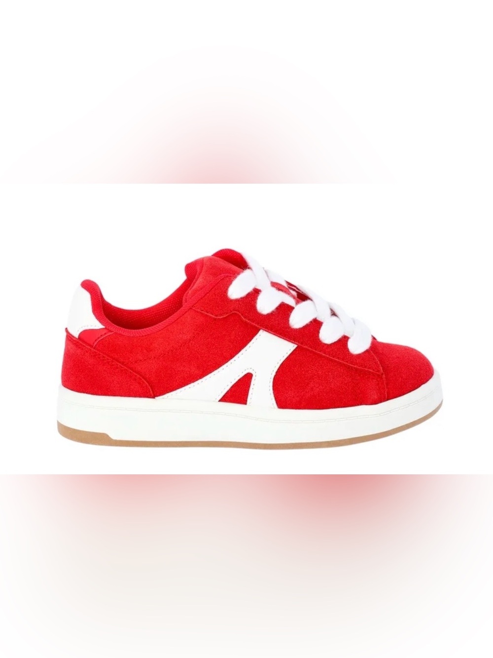 1, 2, 3, 4 Wonder Nation Red and White Kids Sneakers NWT
